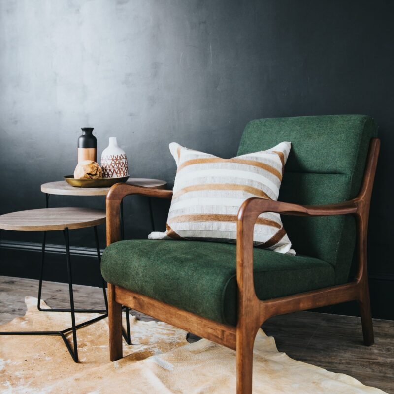 Vintage green chair